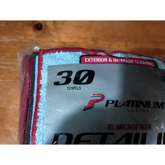 Machimpex Platinum XL Microfiber 14" x 16" Detailing Towels 30 Count #MPX-226314 - Picture 3 of 7